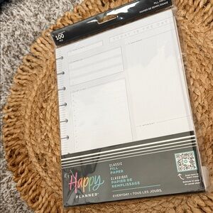 Happy Planner Classic Fill Paper - Black and White